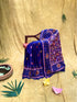 Chuski- Blue Kantha Silk Saree from Bengal